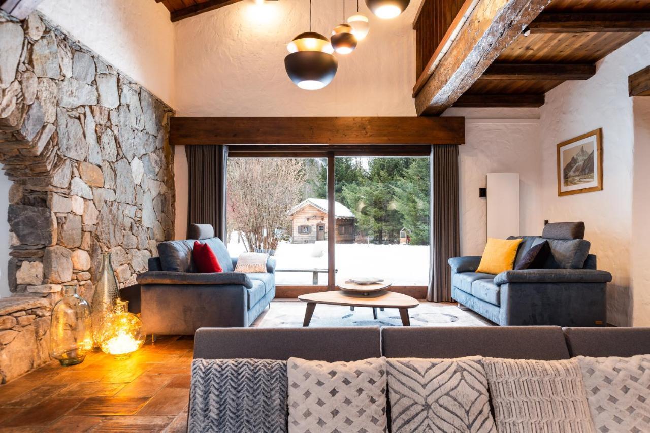 Chalet Les Praz - 280Sqm - Sauna Cinema Fitness - 5 Bedrooms In Heart Of Les Praz - By Cozee Rentals شامونكس المظهر الخارجي الصورة