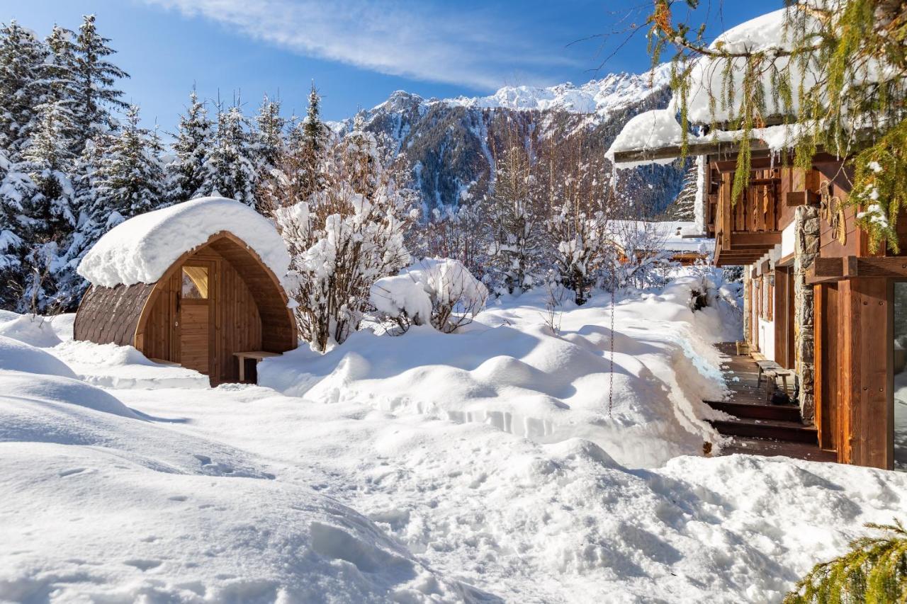 Chalet Les Praz - 280Sqm - Sauna Cinema Fitness - 5 Bedrooms In Heart Of Les Praz - By Cozee Rentals شامونكس المظهر الخارجي الصورة